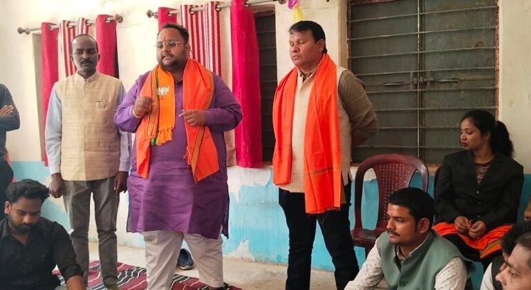 तनाखार विधानसभा में परिवर्तन का संकल्प: युवा मोर्चा अध्यक्ष वैभव शर्मा का जोशीला आह्वान