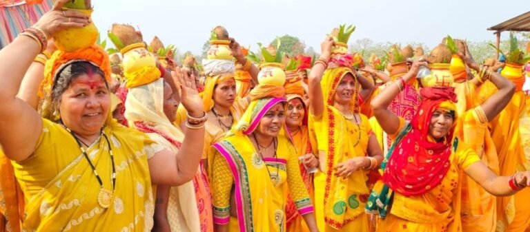 कोरबा (ढपढप) में आस्था का महासंगम: भव्य कलश यात्रा से गूंजा क्षेत्र, डॉ. पवन सिंह के नेतृत्व में ऐतिहासिक आयोजन